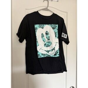 Disney Neff Mickey Mouse Black Adult L T-Shirt Graphic Print Disney Franchise